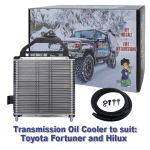 Heavy Duty Transmission Oil Cooler Kit to suit Toyota Fortuner and Hilux with 6 Speed Auto (Non-Hybrid)