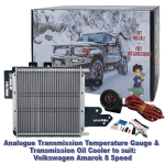 Analogue Trans Temp Gauge & Oil Cooler Kit suit Volkswagen Amarok with ZF8HP26 8 Speed Automatic