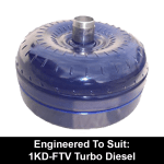 Heavy Duty Torque Converter to suit Toyota A340 behind 1KD-FTV Turbo Diesel (Exchange)