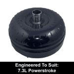Billet Heavy Duty Torque Converter to suit Ford E4OD 4 Speed behind a 7.3L Powerstroke (Exchange)