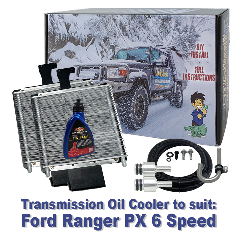 Ford Ranger PX 6 Speed Transmission Cooler (DIY Installation Box) & Fluid