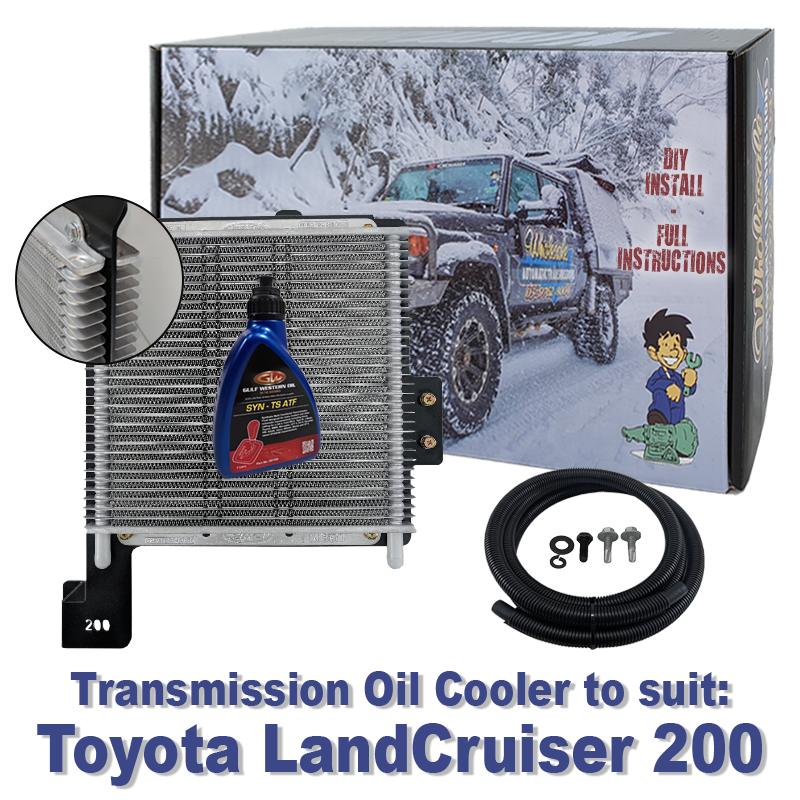 Toyota LandCruiser 200 Transmission Cooler (DIY Installation Box) & Fluid
