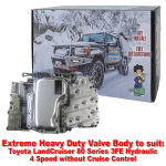 Extreme Heavy Duty Valve Body to suit Toyota LandCruiser 80 Series 3FE Hydraulic 4 Speed without Cruise Control