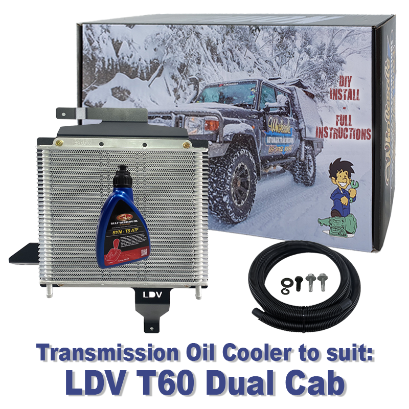 LDV T60 Dual Cab Transmission Cooler (DIY Installation Box) & Fluid