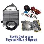 Bundle Deal - Toyota Hilux 2.4, 2.7 & 2.8L 6 Speed (Non-Hybrid) - Trans Cooler, Nomad Valve Body, Temp Gauge