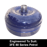 Billet Heavy Duty Torque Converter to suit Toyota A440 4 Speed behind a 3FE 80 Series Petrol