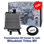 Heavy Duty Transmission Oil Cooler Kit to suit Mitsubishi Triton MV with 6 Speed Auto