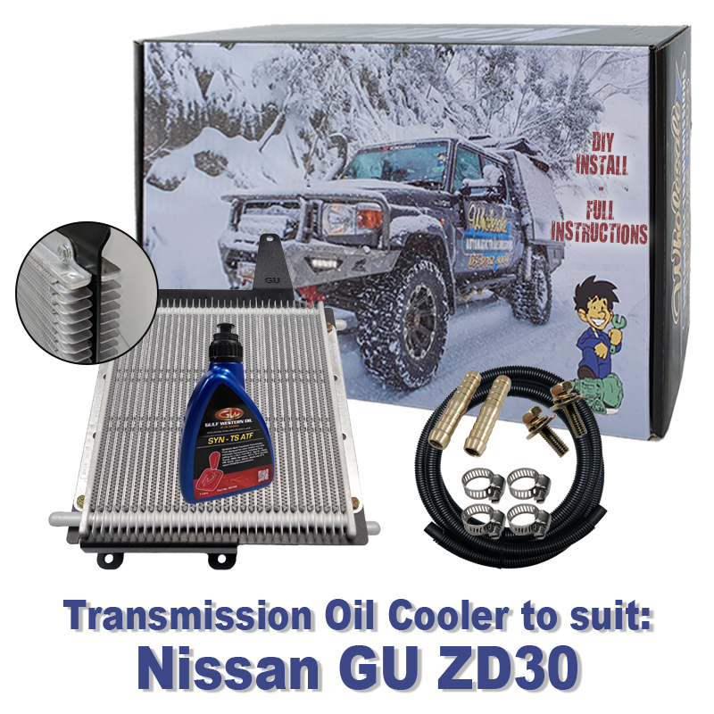 Nissan Y61 ZD30 Transmission Cooler (DIY Installation Box) & Fluid